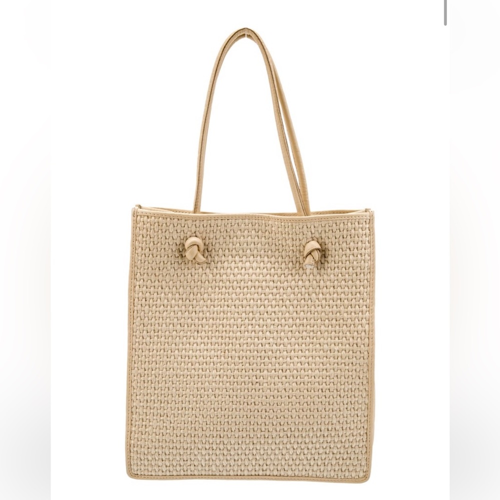Vintage Bottega Veneta Raffia Woven Tote - Picture 3 of 3